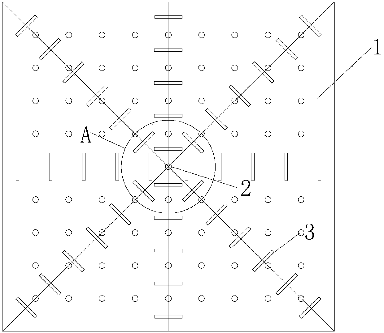 A radiation dose measuring device and method for measuring radioactive particles