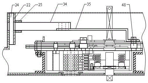 Double-insertion security door and externally-hung locking device