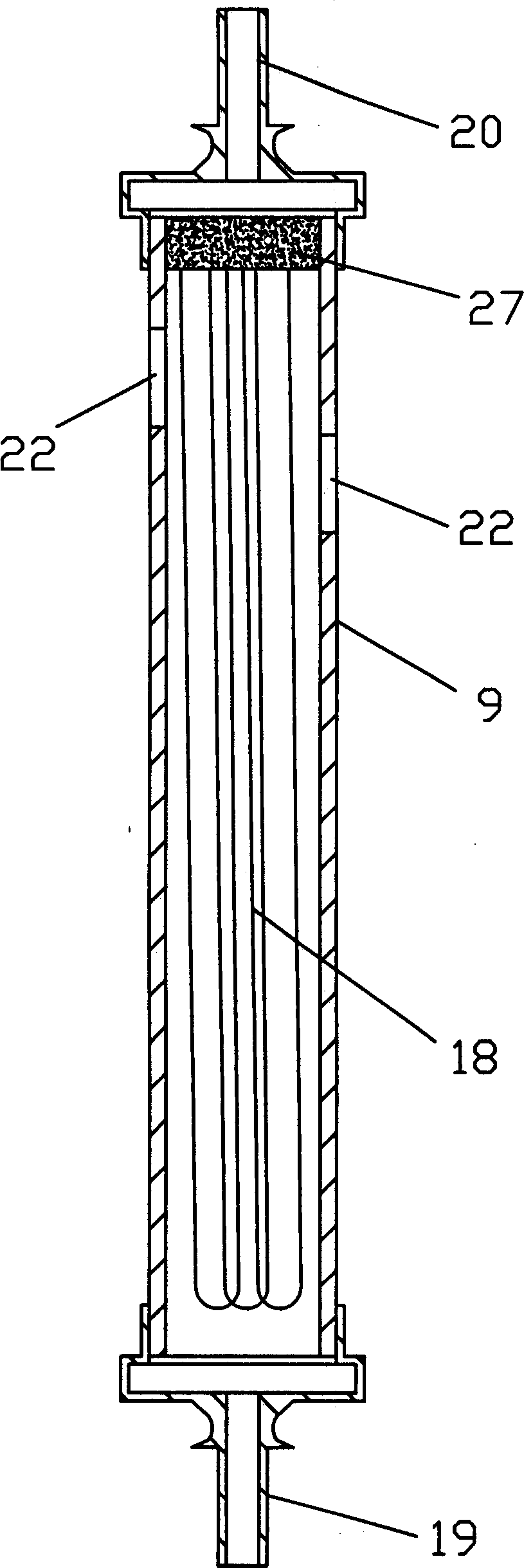 Honeycomb can-type hollow fiber membrane separating equipment