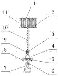 Safe steel wire rope capable of monitoring oil quantity