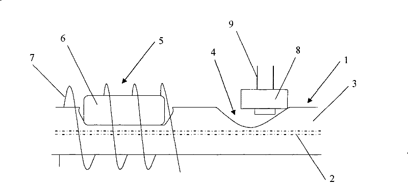 Full optical fiber integrated optical power monitor and manufacturing method thereof