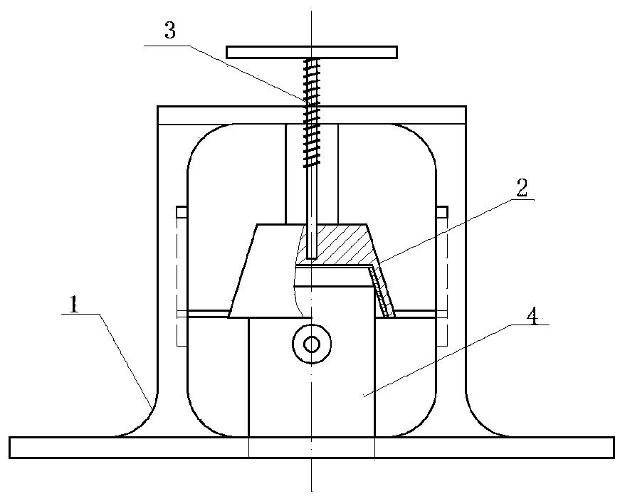 Acoustic emission sensor fixing device and using method thereof