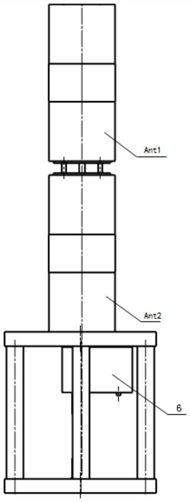 Implementation method of high-gain omnidirectional biconical antenna array