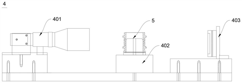 Intelligent production line for motor belt pulley