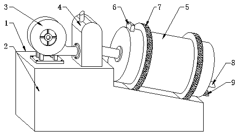 Rapeseed drying device