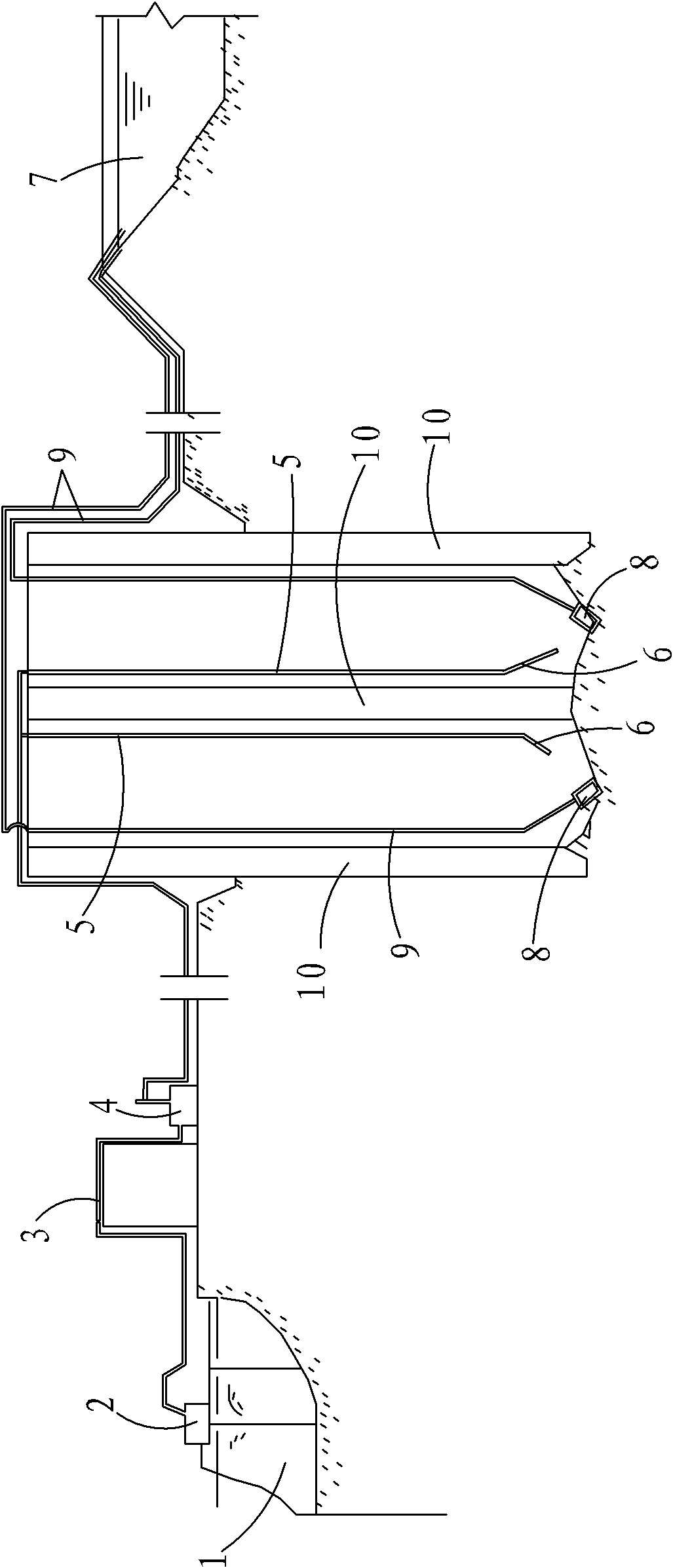 Open caisson construction method of reinforced concrete for soft soil layer