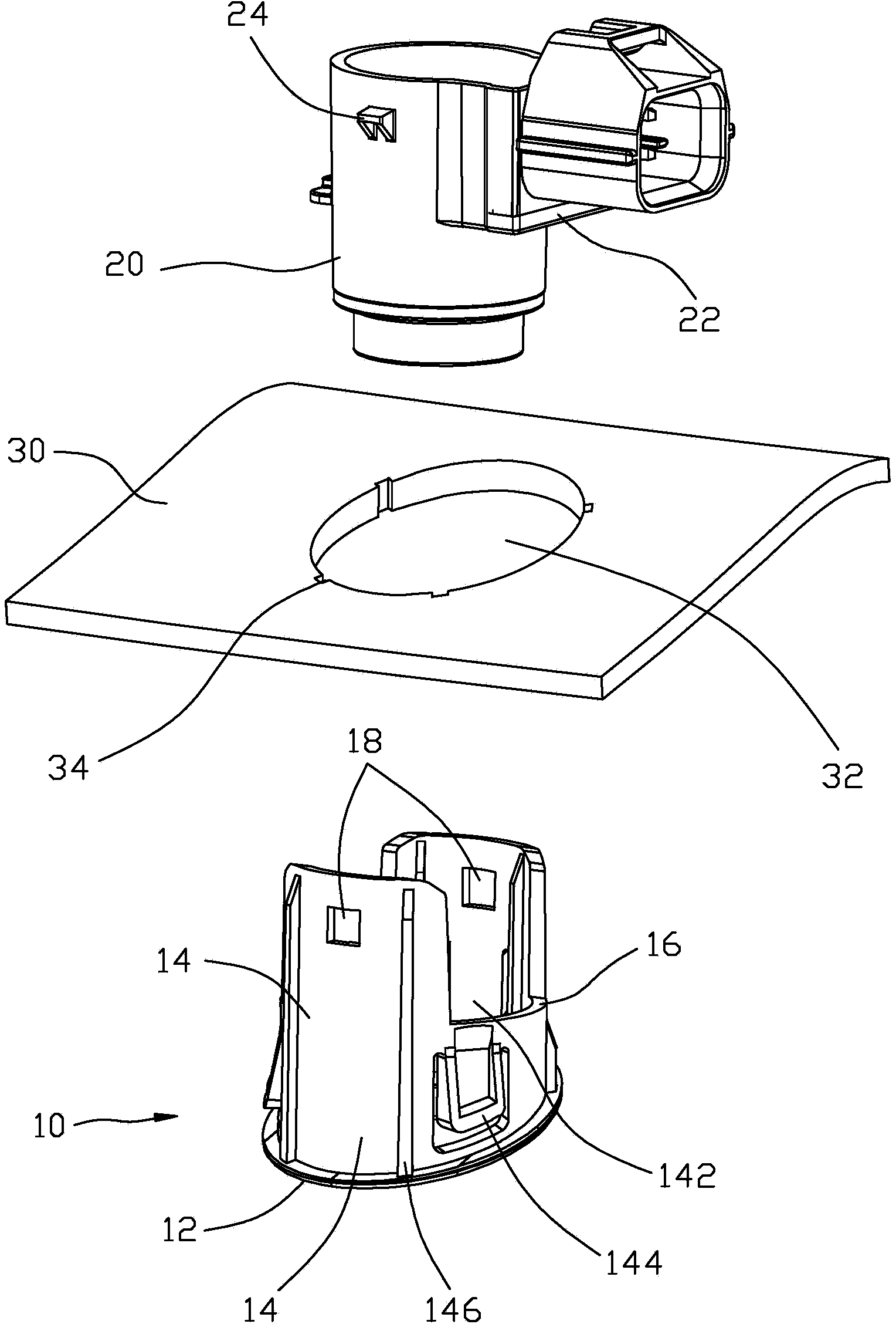 Automotive radar sensor installation support