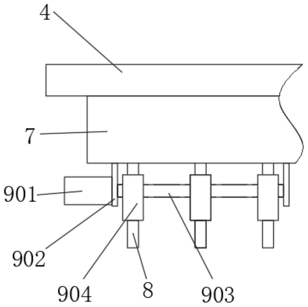 Cleaning, sterilizing and pesticide residue removing integrated food material cleaning device