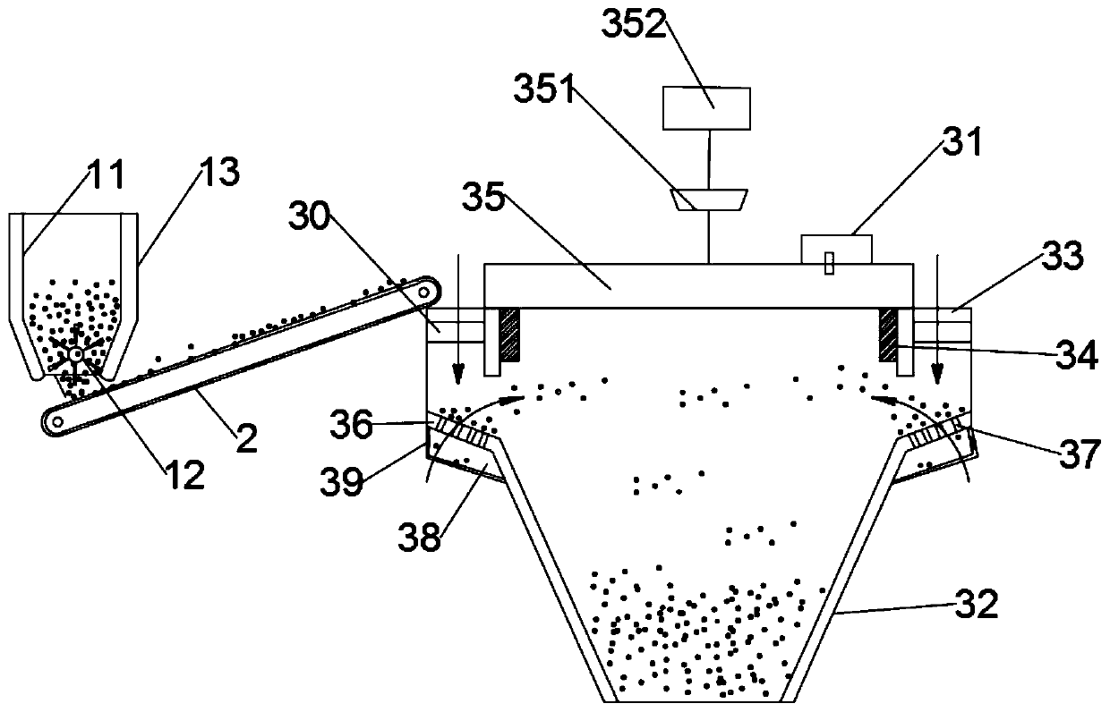 Desulfurized-gypsum calcining device and method using natural gas as heat source