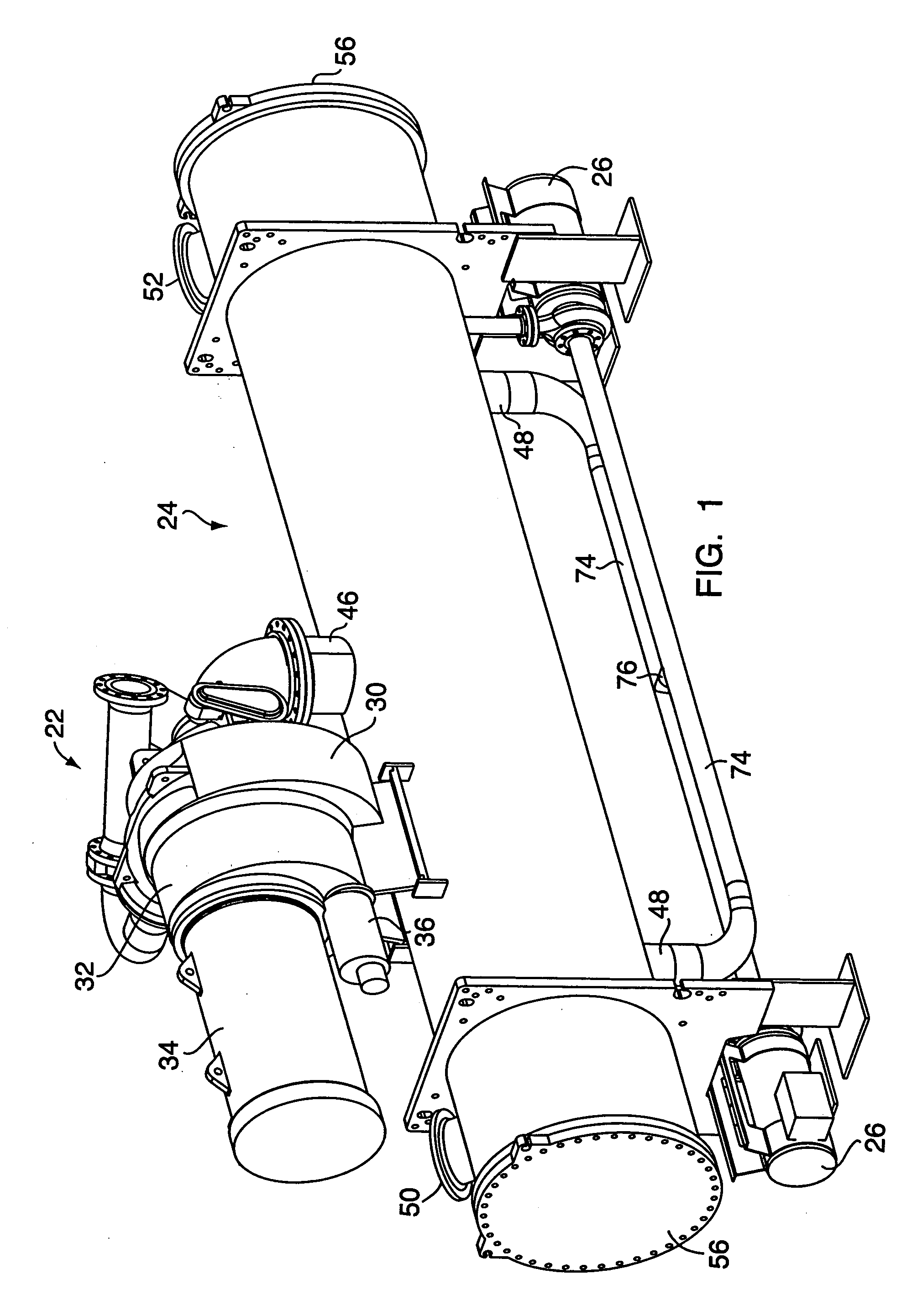 Method and apparatus for decreasing marine vessel power plant exhaust temperature