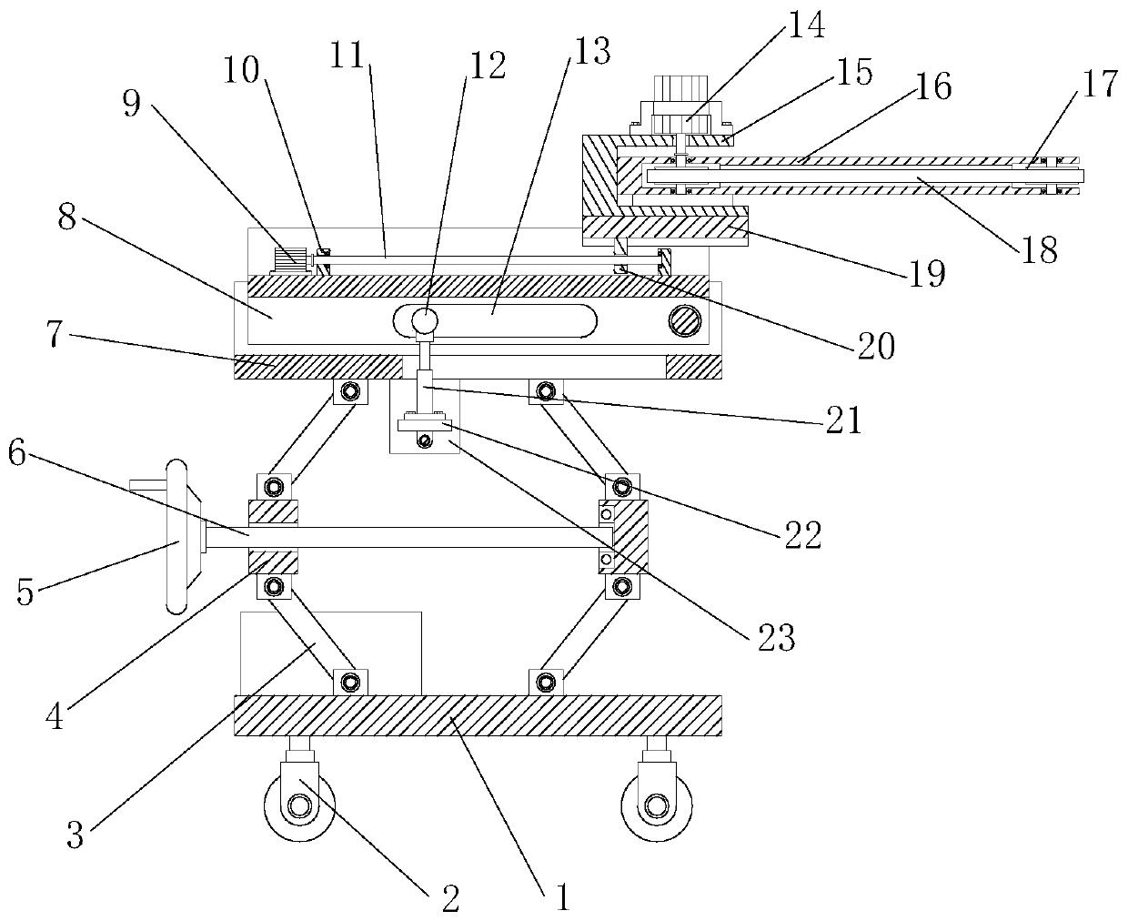 Plant pruning device for green belt