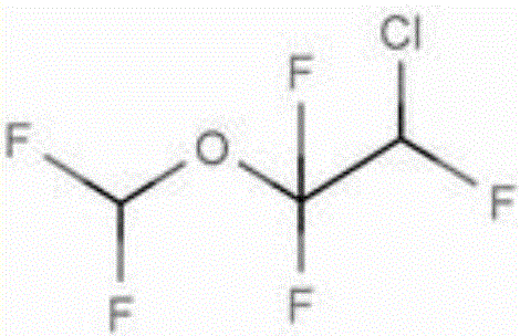 Tranquilizing and excitement allaying medicine based on enflurane