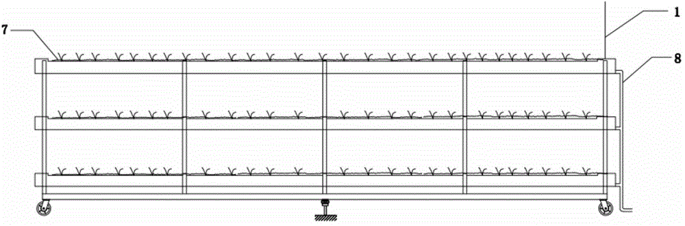 Automatic sun-oriented multiplayer stereoscopic strawberry cultivation system and application method thereof