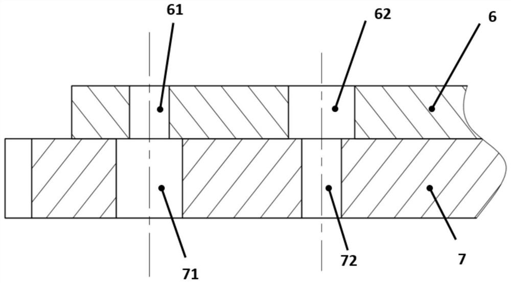 Combined positioning pin device and mounting method thereof