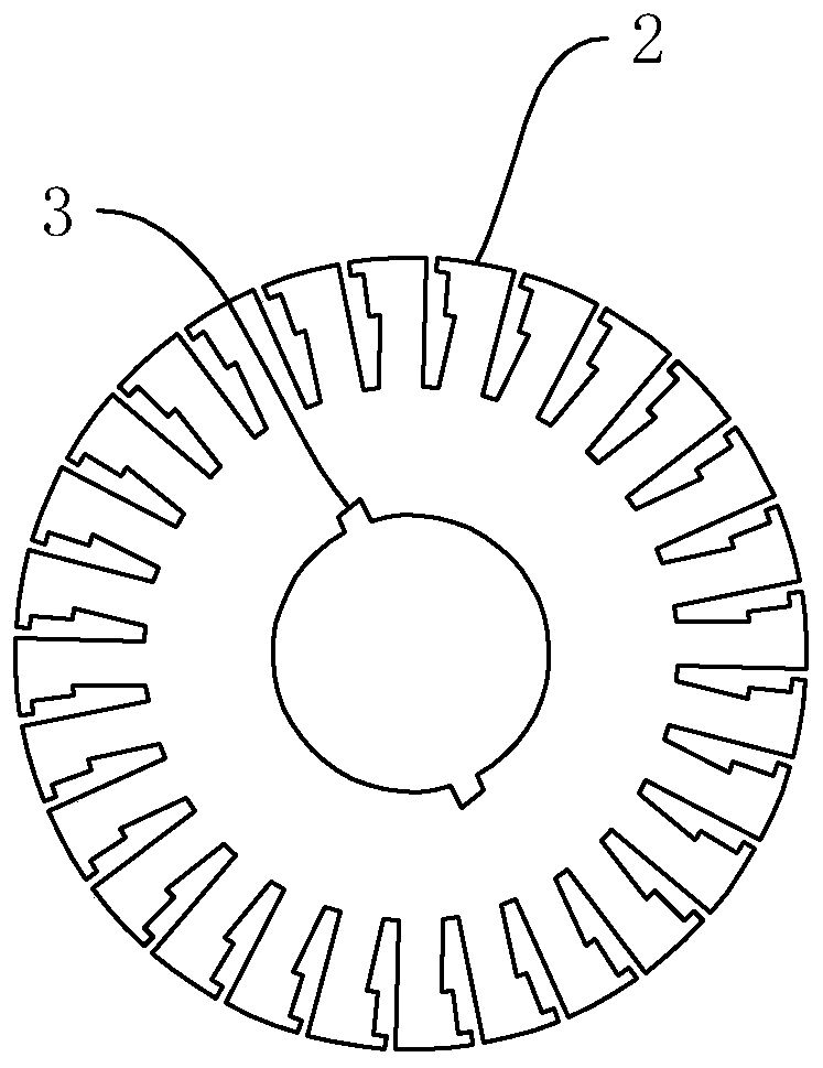 A production process for punching electric motors