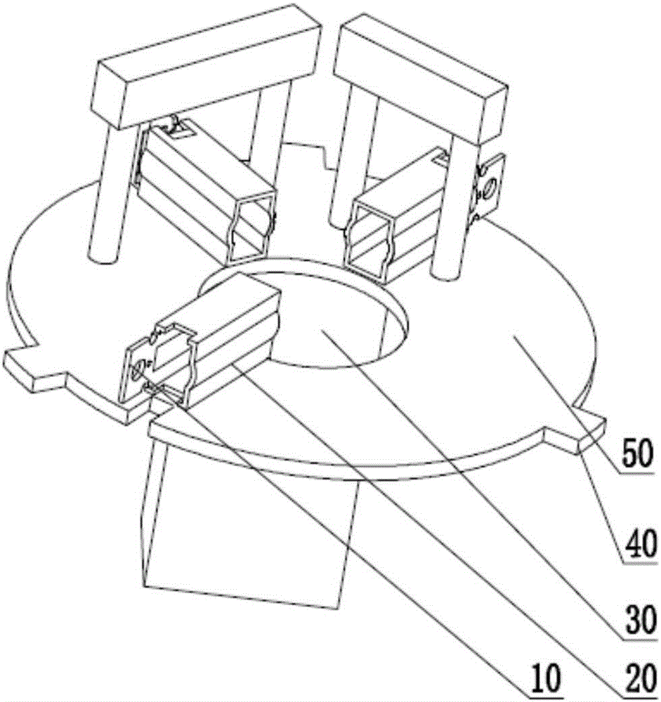 Automatic bending mechanism and method for angle of brush box