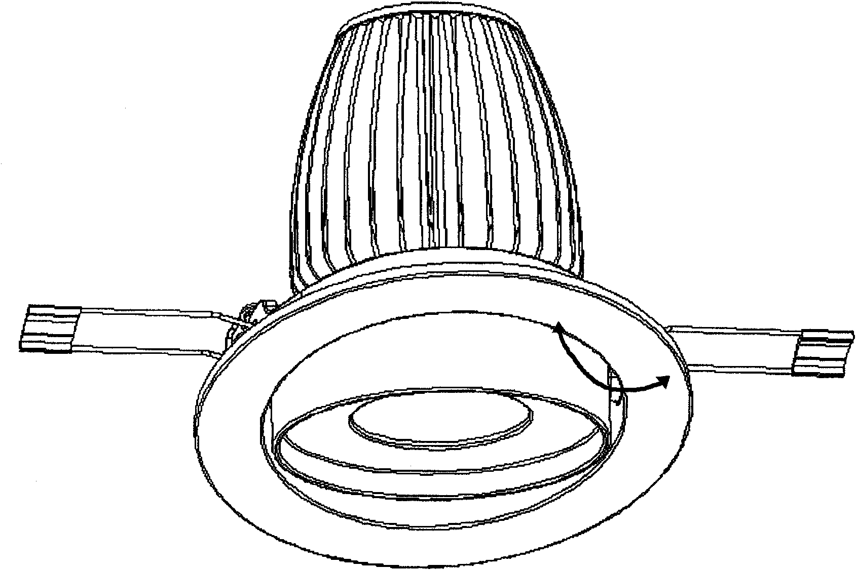 Down lamp capable of adjusting irradiation angle multi-directionally