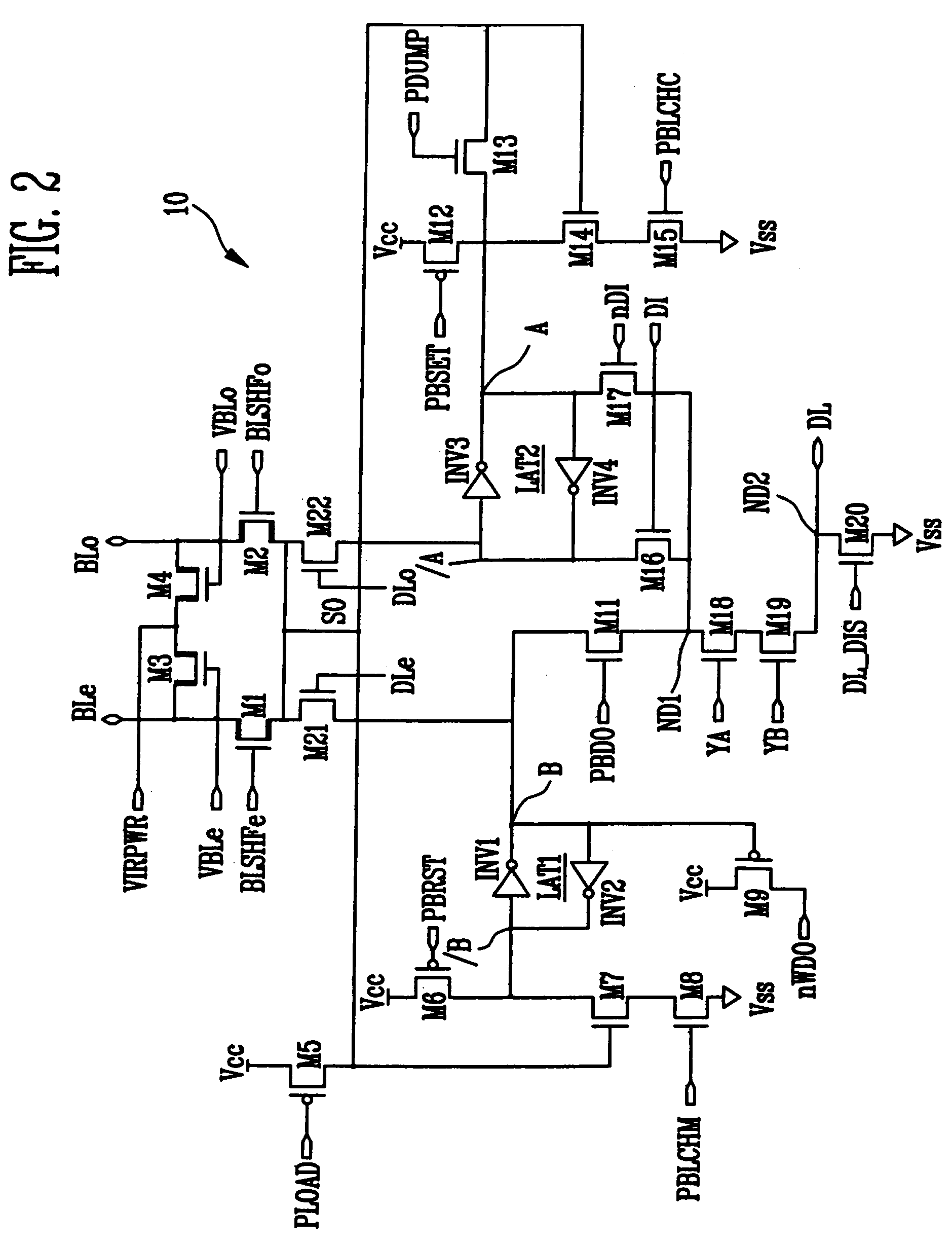 Page buffer of flash memory device and data program method using the same