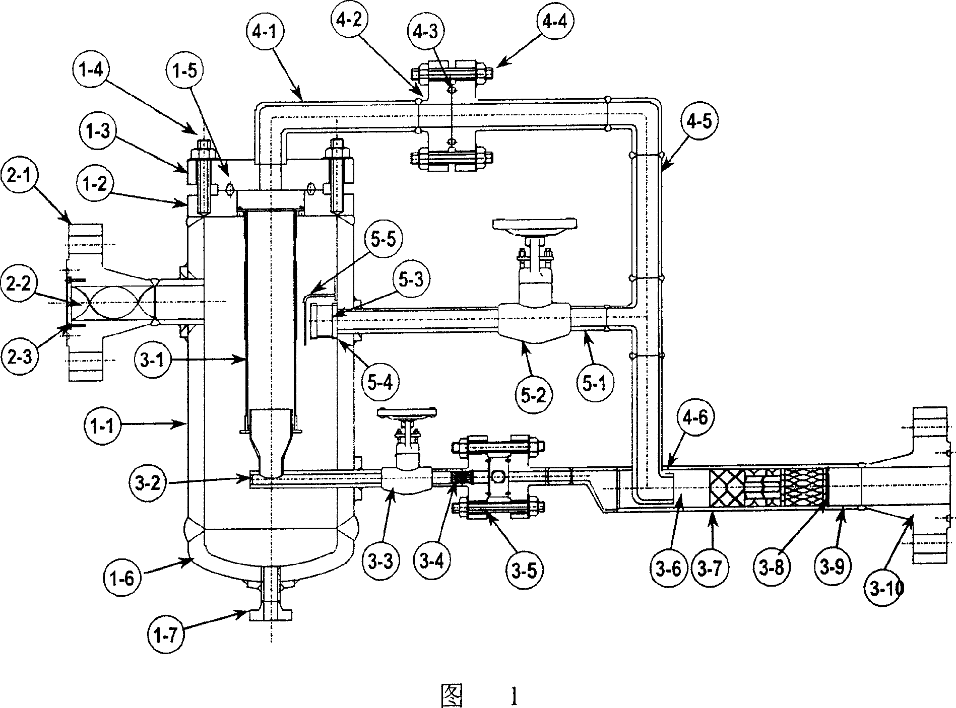 Gas-liquid polyphase flow separating rectifying device and measurement device thereof