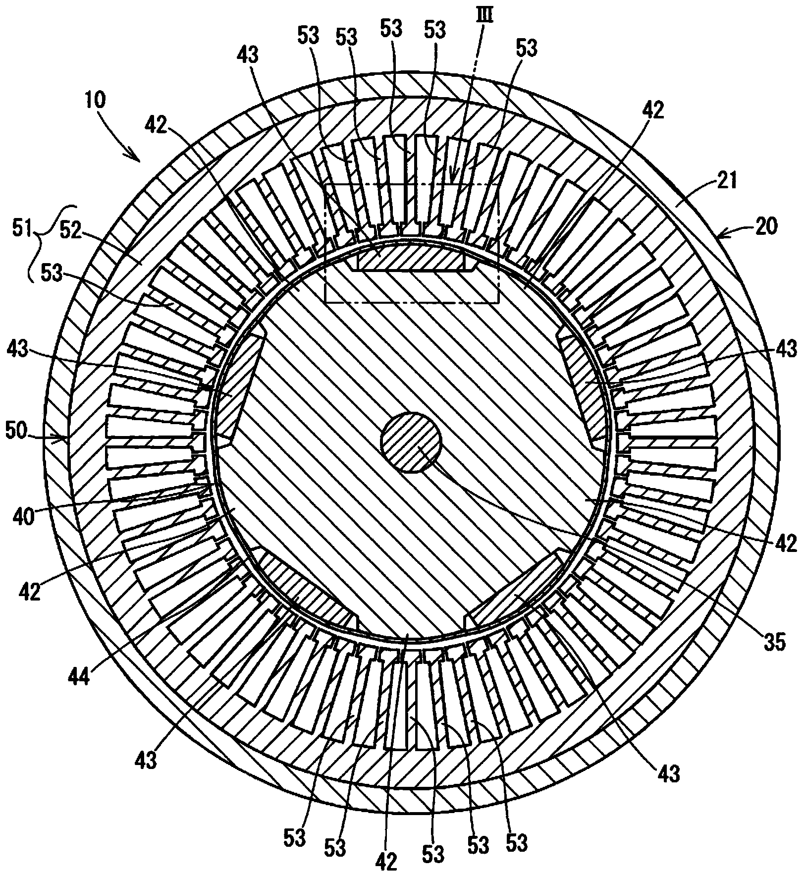 Rotary electric machine and driving apparatus using the same