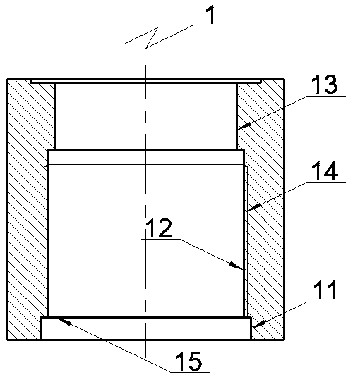 Manufacturing method of radial strengthening sliding bearing static ring