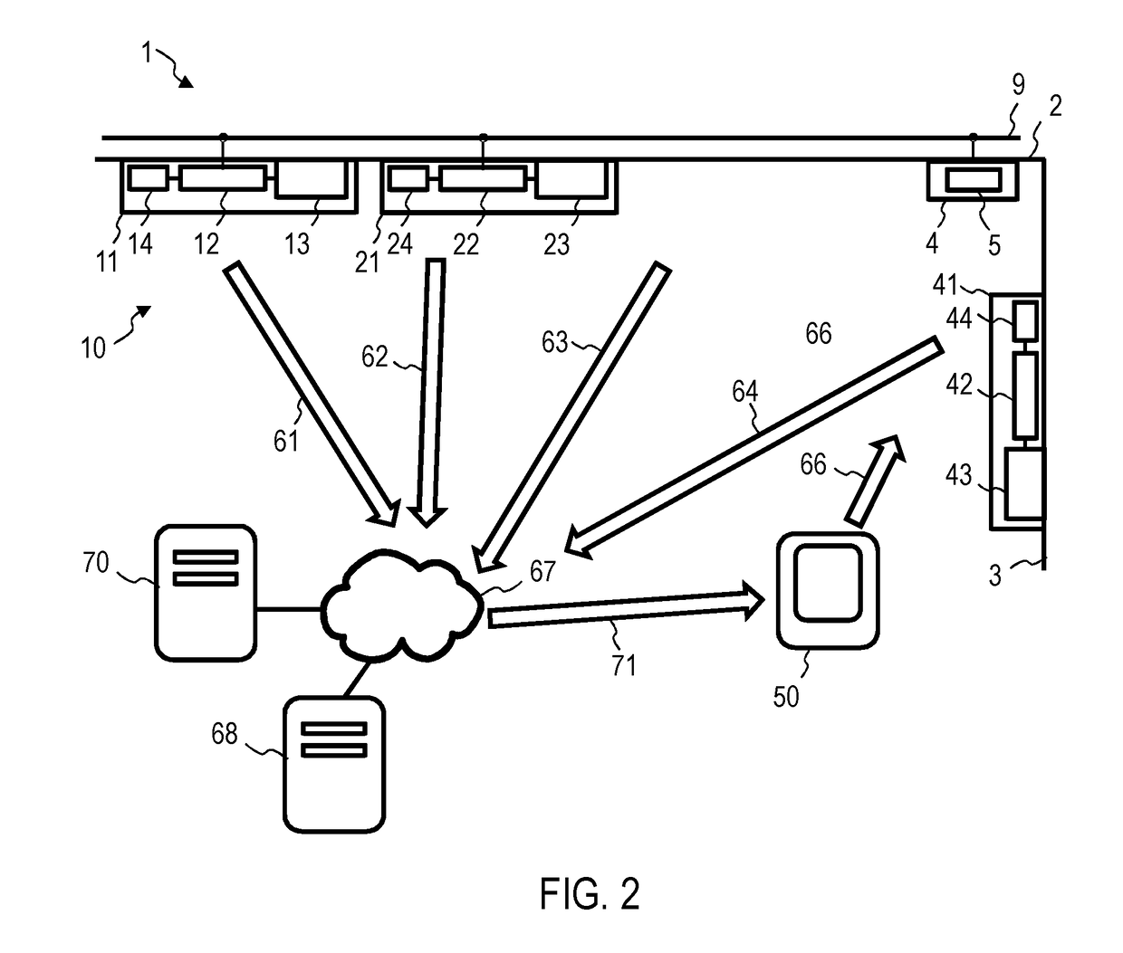 Luminaire locating device, luminaire, and luminaire configuring and commissioning device