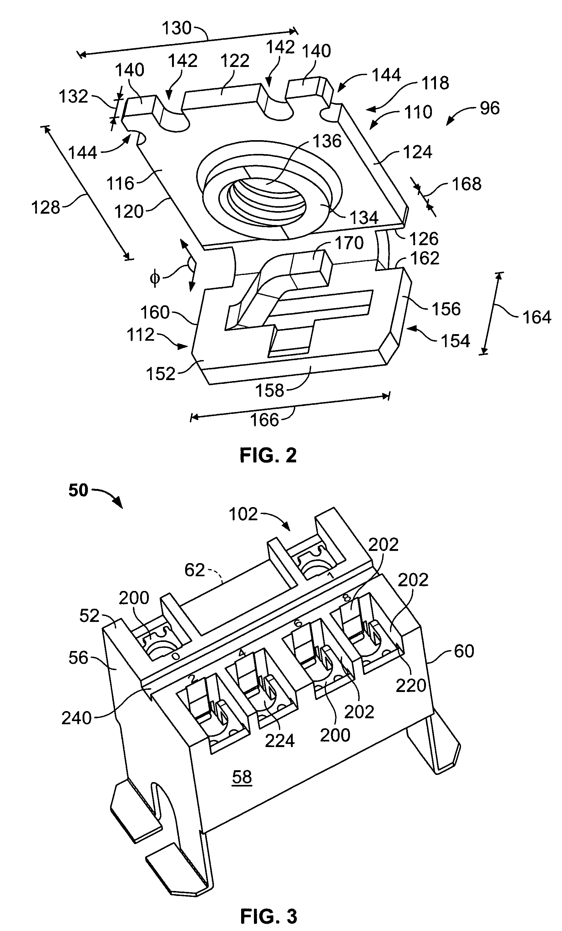 Quick connect terminal adapter for electronic packages