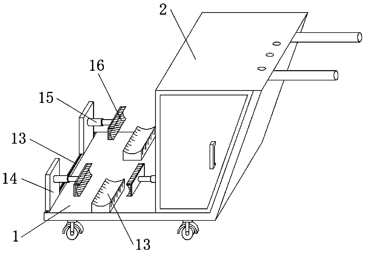 Movable plastic pipeline cutting device