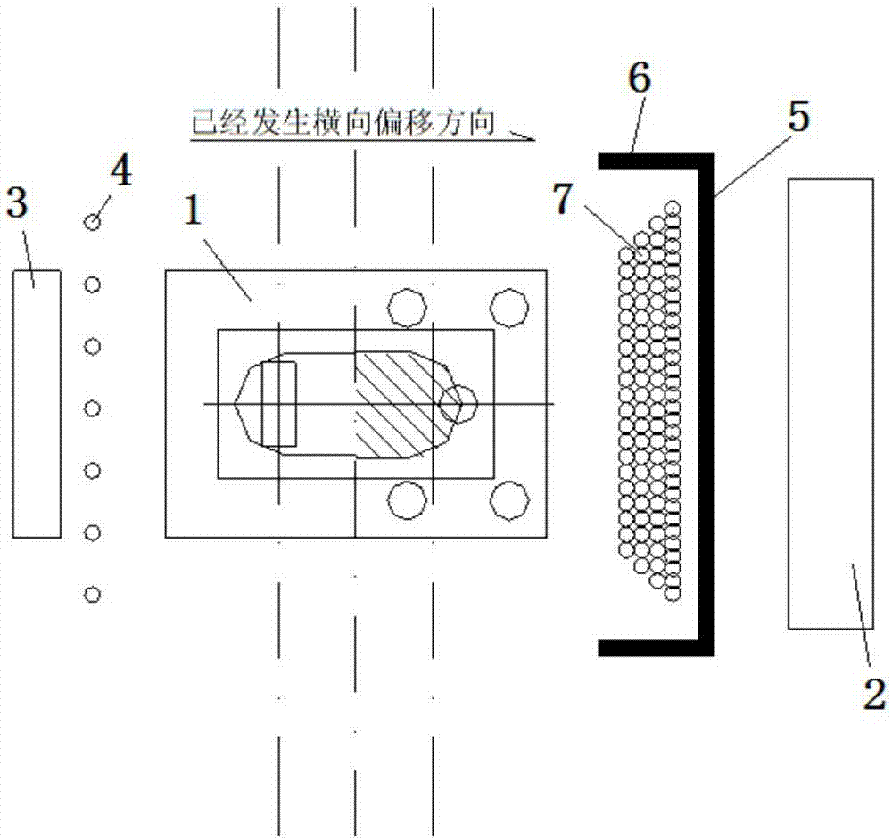 Method for isolation correction of roadbed for bridge piers of high-speed railway on premise of protection of surrounding existing buildings