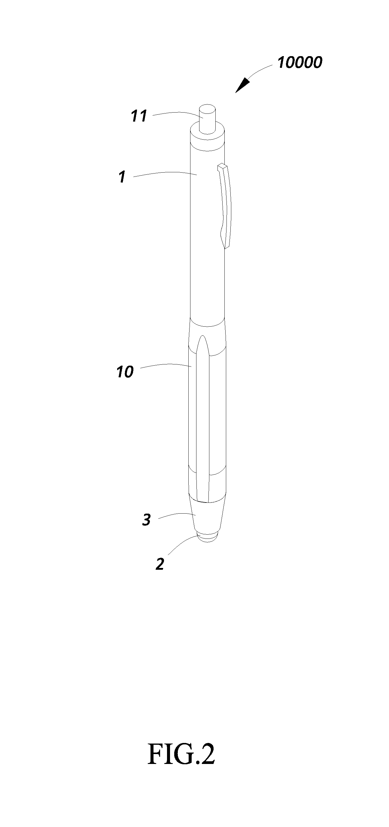 Touch pen structure