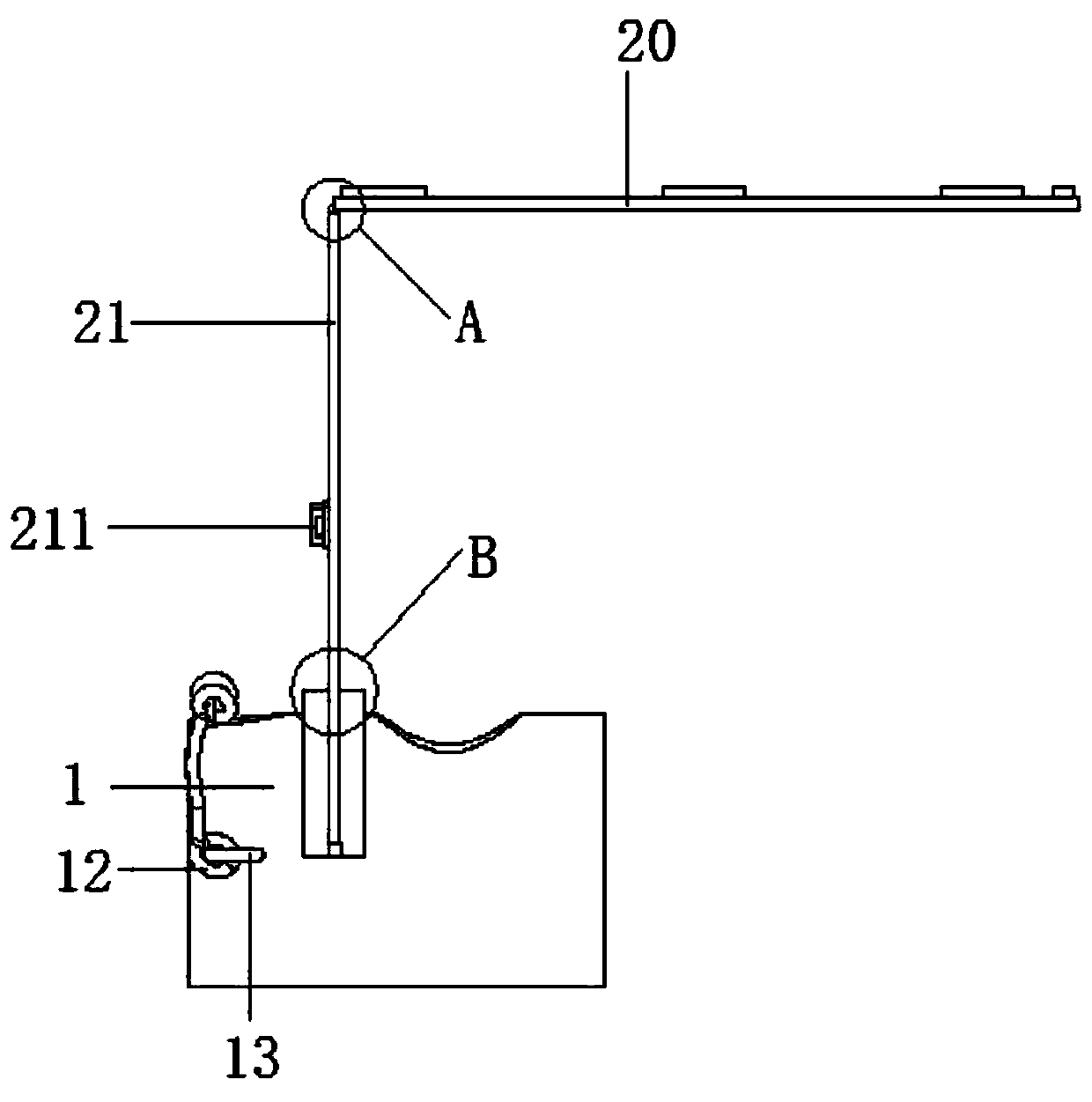 Anti-splashing device for dental operation