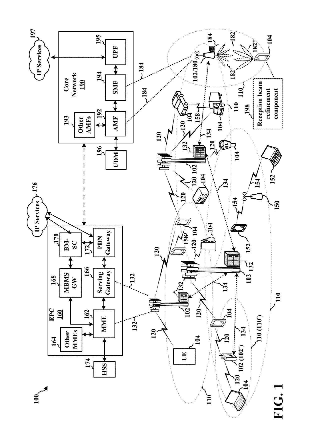 Autonomous reception beam refinement and tracking