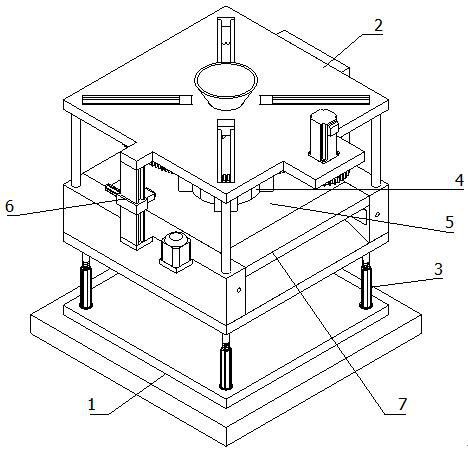 Concrete slump testing device for building construction