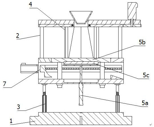 Concrete slump testing device for building construction