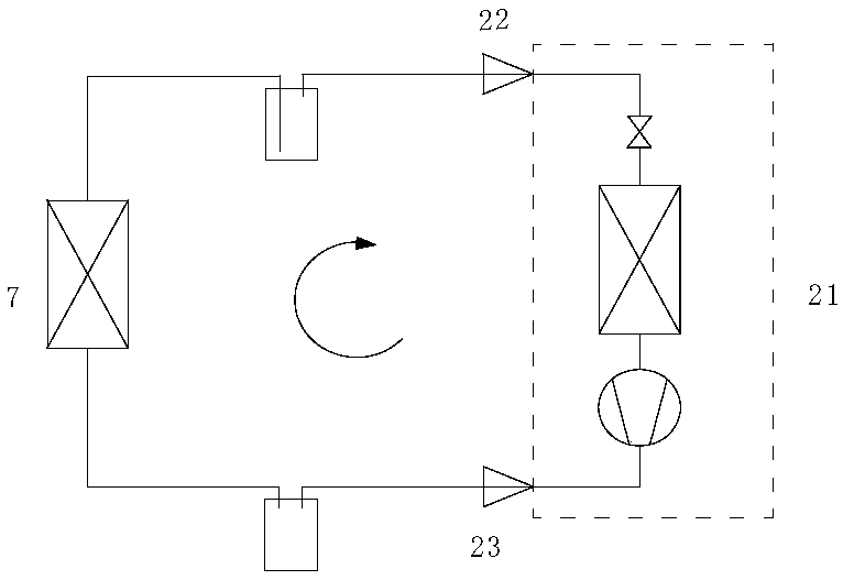 Air conditioning unit joint debugging fixture system and control method thereof