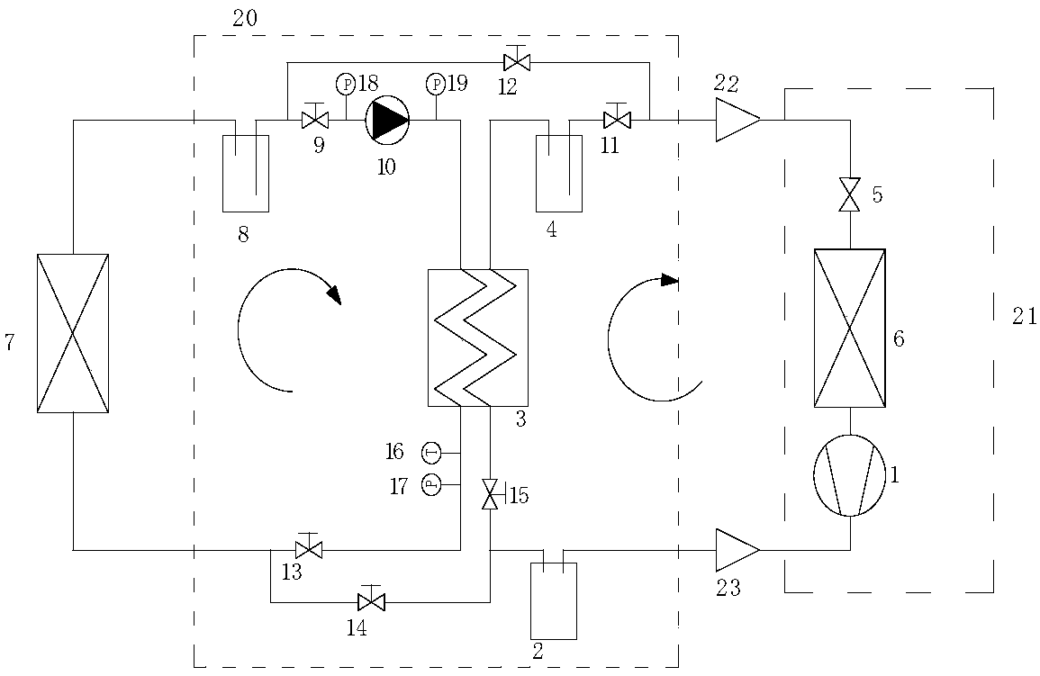 Air conditioning unit joint debugging fixture system and control method thereof