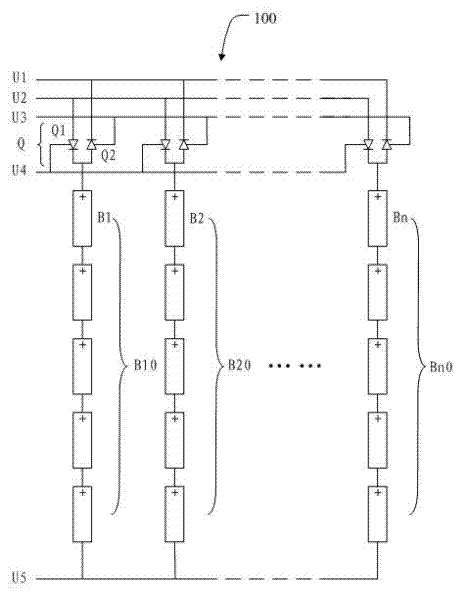 Battery pack and system of battery pack