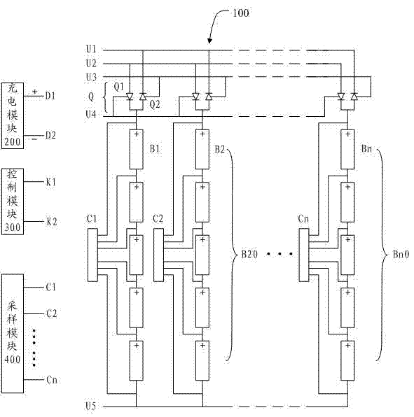 Battery pack and system of battery pack