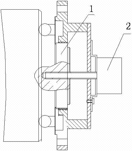 Installation method for forging machine motor rotor and photoelectric sensor