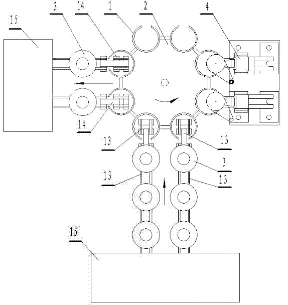 Rotating disc type automatic ceramic roll forming system