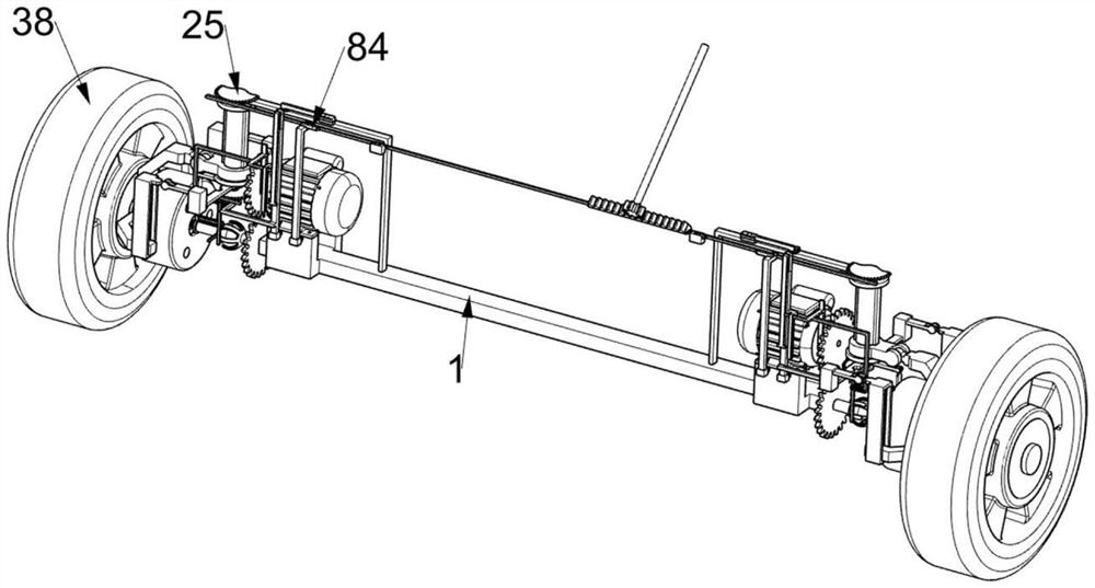 Driving equipment capable of assisting vehicle to steer stably based on new energy vehicle