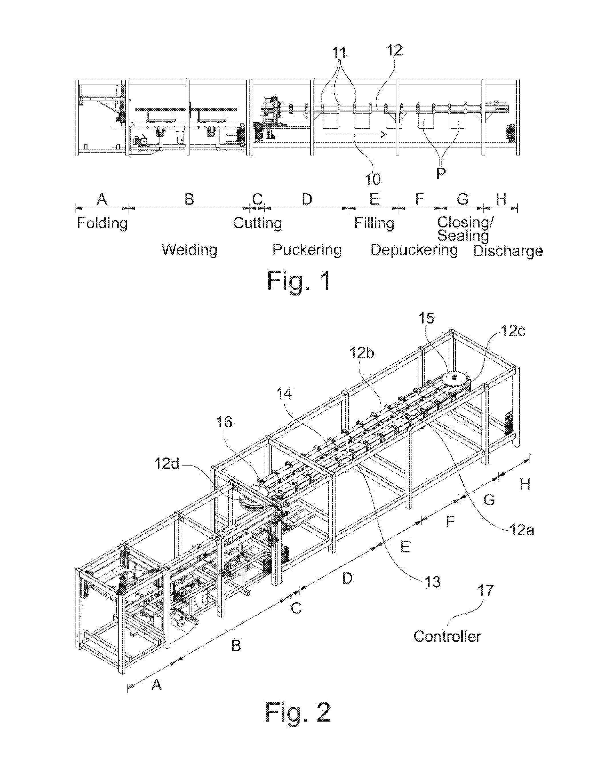 Apparatus for making, handling, and filling pouches