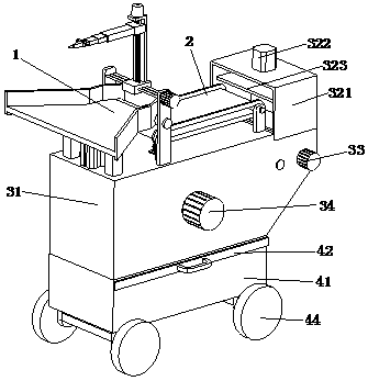 Iron ore mining and machining integrated device