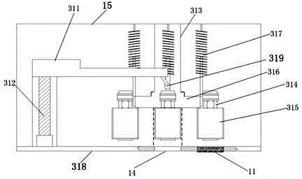 Rotary type multihead sealing machine capable of automatically identifying file thickness