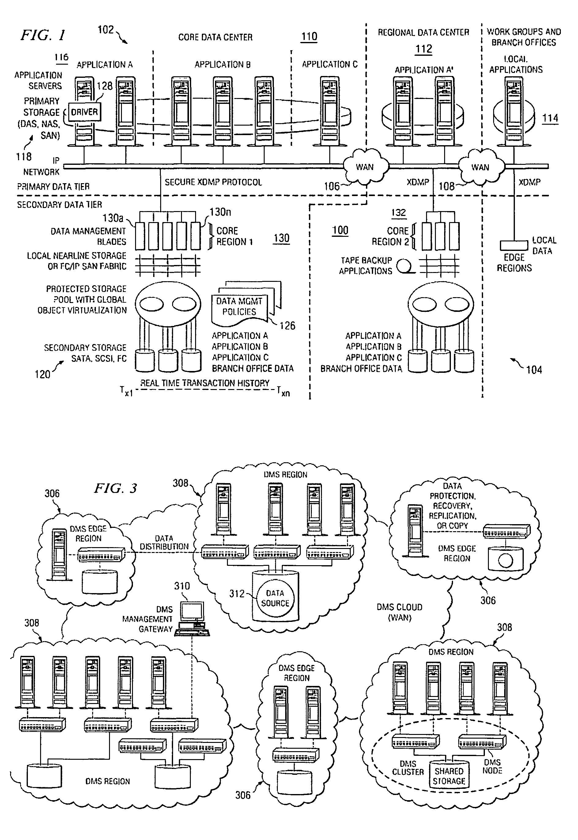 Management interface for a system that provides automated, real-time, continuous data protection