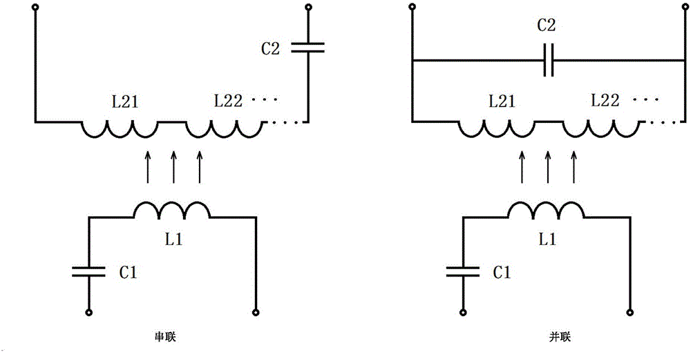 Point-to-point wireless power supply coil coupling model and point-to-point wireless power supply system