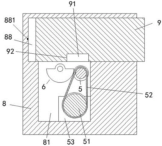 Locking device for logistics packing box