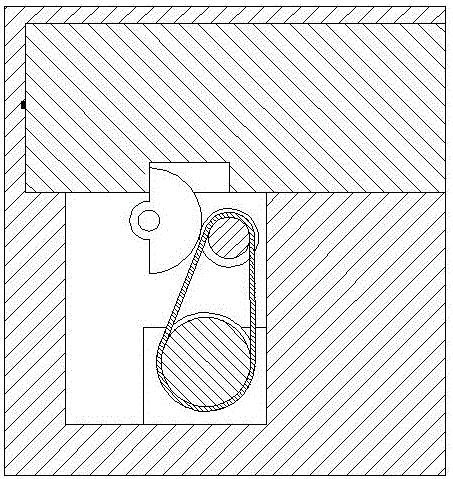 Locking device for logistics packing box