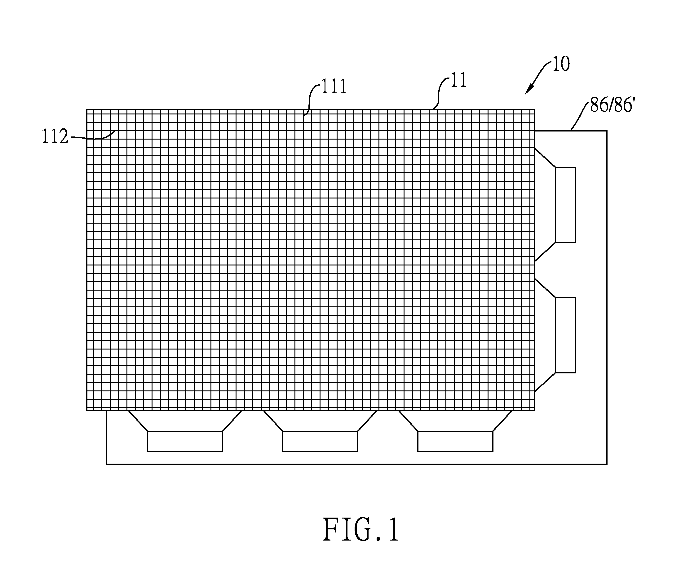 Touchable sensing matrix unit, a co-constructed active array substrate having the touchable sensing matrix unit and a display having the co-constructed active array substrate