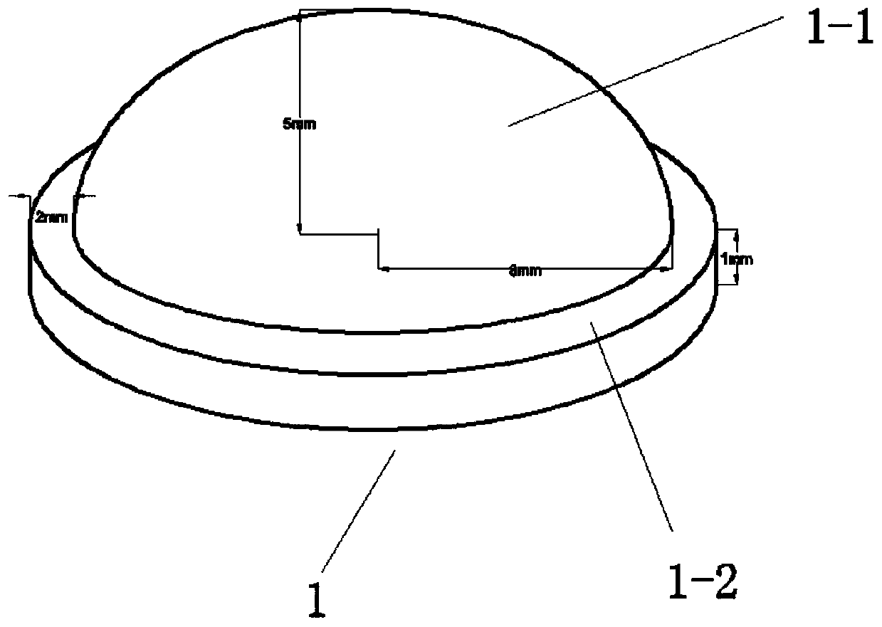 High-sensitivity capacitive flexible three-dimensional force tactile sensor and preparation method thereof